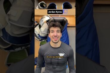 Asking if our players say thank you to the penalty box attendant 😂