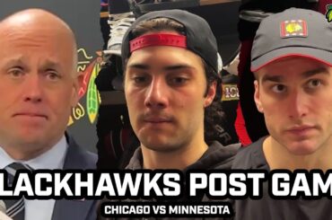 INSIDE THE LOCKER ROOM: Blashill, Nazar & Crevier REACT to OT Loss vs Minnesota Wild