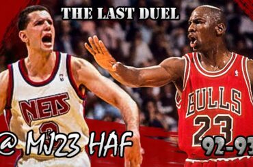Dražen Petrović Last Duel with Michael Jordan (1993.03.02) - 40pts Total, Insane Pump Fake!