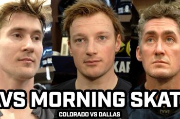 Martin Necas & Avs on Recent Struggles + More & FOCUSED Before IMPORTANT Game vs Dallas Stars