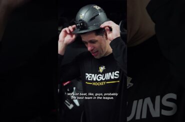 Evgeni Malkin Gets Postgame Helmet