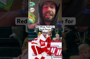 David Perron is BACK with the Wings although he hasn’t played since January with a Groin Injury 👀🔥