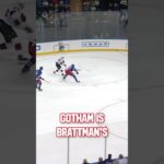 The Dark Knight of the Hudson River Rivalry. #njdevils #jesperbratt #brattman #bratter #hockey #nhl