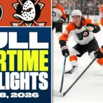Philadelphia Flyers at Anaheim Ducks | FULL Overtime Highlights - March 18, 2026