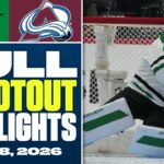 Dallas Stars at Colorado Avalanche | FULL Shootout Highlights - March 18, 2026