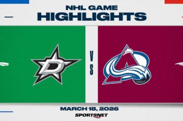 NHL Highlights | Stars vs. Avalanche - March 18, 2026
