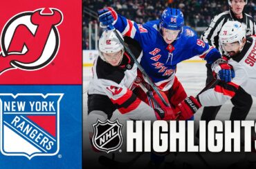 Devils vs. Rangers | NHL Highlights | March 18, 2026