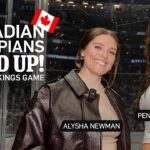 Two Canadian Olympians Got MIC'D UP for an LA Kings Game! 🇨🇦