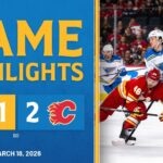 Game Highlights: Flames 2, Blues 1 (SO)