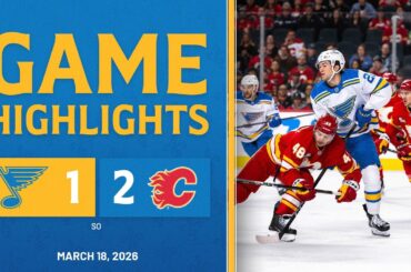 Game Highlights: Flames 2, Blues 1 (SO)