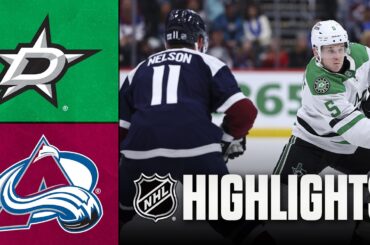 Stars vs. Avalanche | NHL Highlights | March 18, 2026