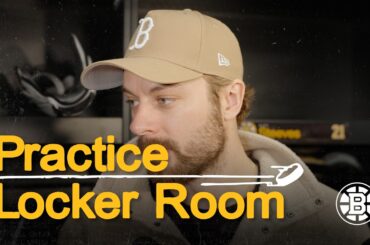 Kuraly speaks with the media after practice on Wednesday at Warrior Ice Arena