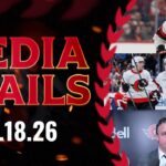 Tim Stützle, Thomas Chabot, Travis Green Postgame Media vs WSH