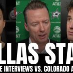 Jake Oettinger, Jason Roberston, Nathan Bastian & Glen Gulutzan Recap Dallas Stars Win vs. Colorado