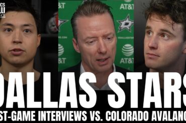 Jake Oettinger, Jason Roberston, Nathan Bastian & Glen Gulutzan Recap Dallas Stars Win vs. Colorado