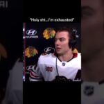 Connor Bedard “Holy Sh** … I’m exhausted” #connorbedard #blackhawks #nhl #fyp
