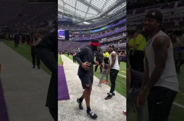 C.J. showing off the hands