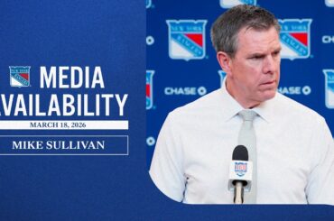 NYR vs NJD: Mike Sullivan Postgame Media Availability | March 18, 2026