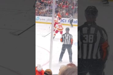 Flames D Kevin Bahl OUT after puck to the face