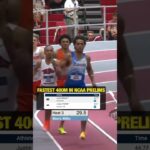 Florida's Justin Braun posts fastest qualifying time for the NCAA men's 400m final with a 44.77 PB