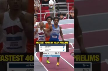 Florida's Justin Braun posts fastest qualifying time for the NCAA men's 400m final with a 44.77 PB