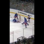 Timo Meier with a Short Goal vs. New York Rangers