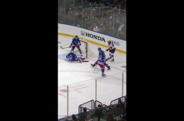 Timo Meier with a Short Goal vs. New York Rangers