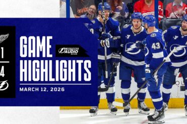 Red Wings vs. Lightning | Lightning Radio Highlights | March 12, 2026