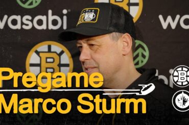 Marco Sturm talks ahead of BOS vs. WPG