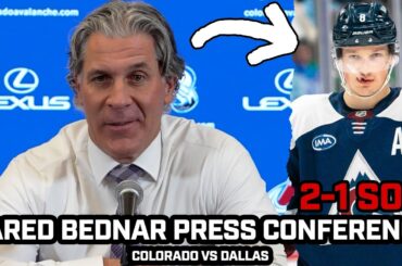 Jared Bednar PRAISES Avs Effort, Honest About Standings & More After Shootout LOSS vs Stars