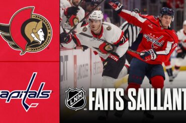 Sénateurs d'Ottawa vs Capitals 18/03/26 | Faits saillants