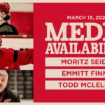 Moritz Seider, Emmitt Finnie, Todd McLellan Morning Skate Media | March 19, 2026