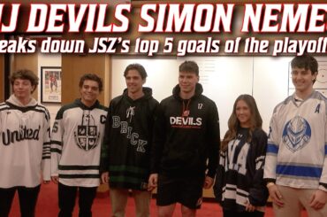 Simon Nemec | NJ Devils Defenseman breaks down JSZ's Top 5 Goals of the 2026 Playoffs!