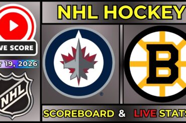 🔴 Winnipeg Jets vs Boston Bruins LIVE | NHL Hockey | Mar 19, 2026 | REAL-TIME SCOREBOARD