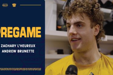 Zachary L’Heureux & Andrew Brunette Pregame: March 19, 2026