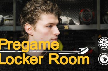 Lukas Reichel speaks with media after morning skate on Thursday