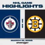 NHL Highlights | Jets vs. Bruins - March 19, 2026