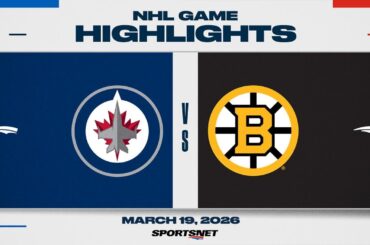 NHL Highlights | Jets vs. Bruins - March 19, 2026