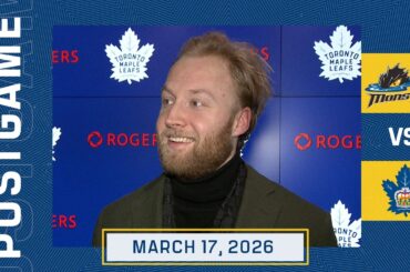 Alex Nylander | Postgame vs. Cleveland Monsters | March 17, 2026