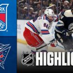 Rangers vs. Blue Jackets | NHL Highlights | March 19, 2026