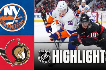 Islanders vs. Senators | NHL Highlights | March 19, 2026