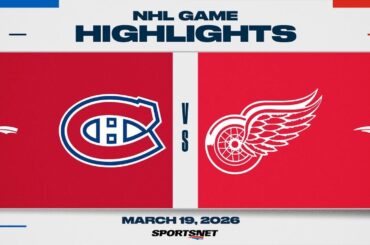 NHL Highlights | Canadiens vs. Red Wings - March 19, 2026