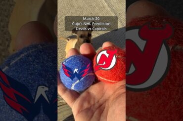 Cujo’s NHL Picks | New Jersey Devils vs Washington Capitals 🏒 03-20-2026 #CujoCatches