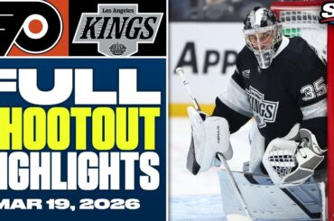 Philadelphia Flyers at Los Angeles Kings | FULL Shootout Highlights - March 19, 2026