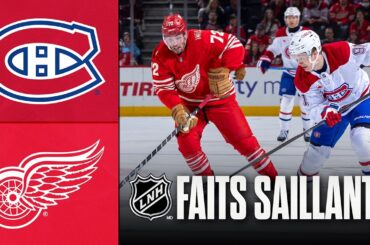 Canadiens vs Red Wings 19/03/26 | Faits saillants