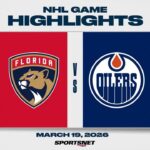 NHL Highlights | Panthers vs. Oilers - March 19, 2026
