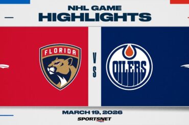 NHL Highlights | Panthers vs. Oilers - March 19, 2026