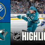 Sabres vs. Sharks | NHL Highlights | March 19, 2026