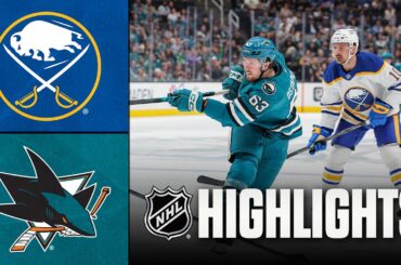 Sabres vs. Sharks | NHL Highlights | March 19, 2026