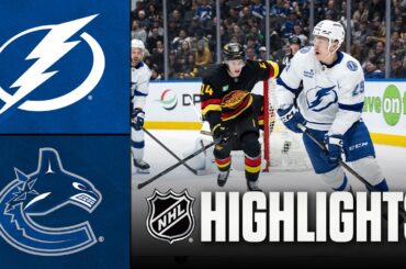 Lightning vs. Canucks | NHL Highlights | March 19, 2026